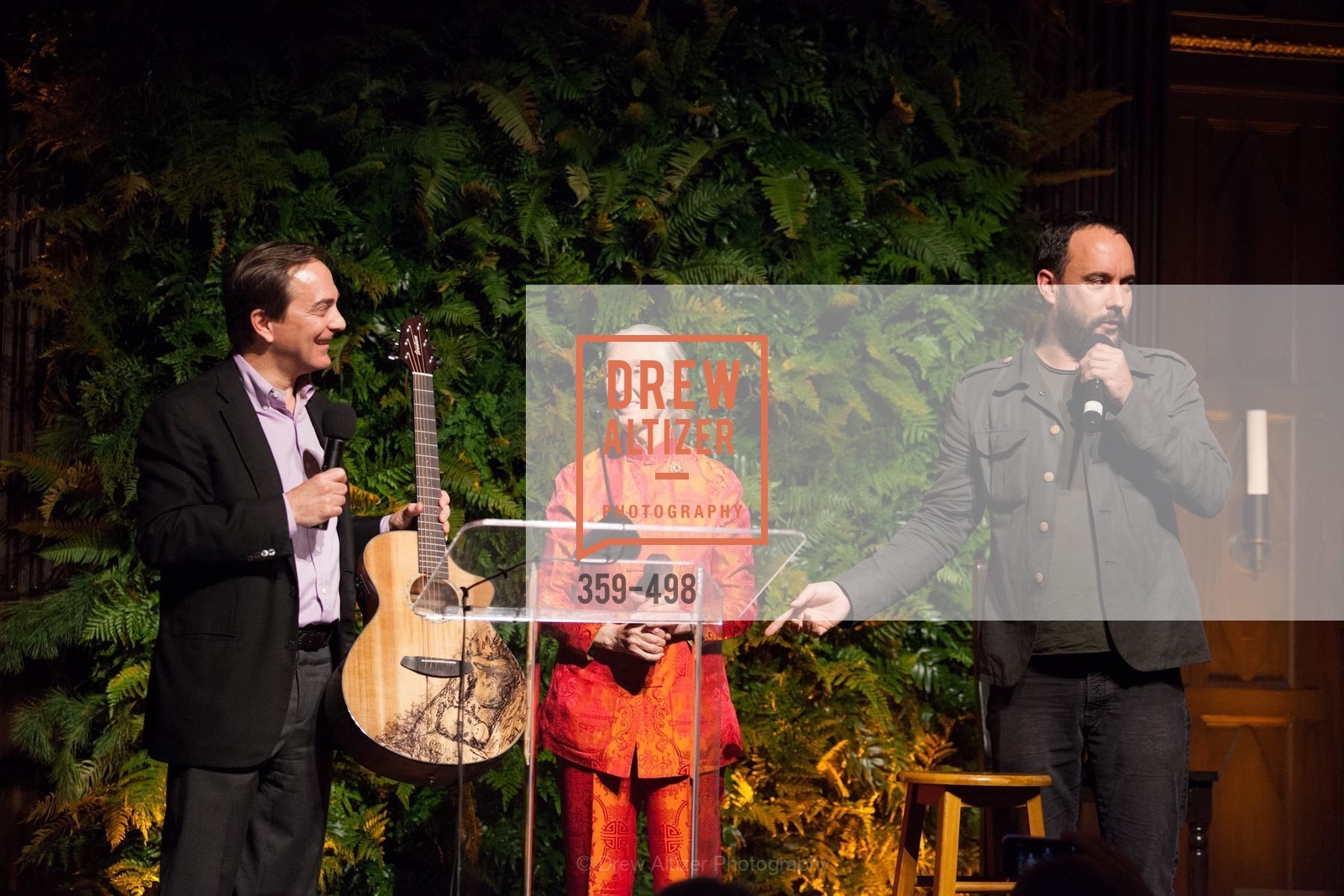 Charlie Knowles, Jane Goodall, Dave Matthews, Dr. Jane Goodall 80th Birthday Celebration, US. US, . US, Photo #359-498 Charlie Knowles, Jane Goodall, Dave Matthews, Photo #359-498