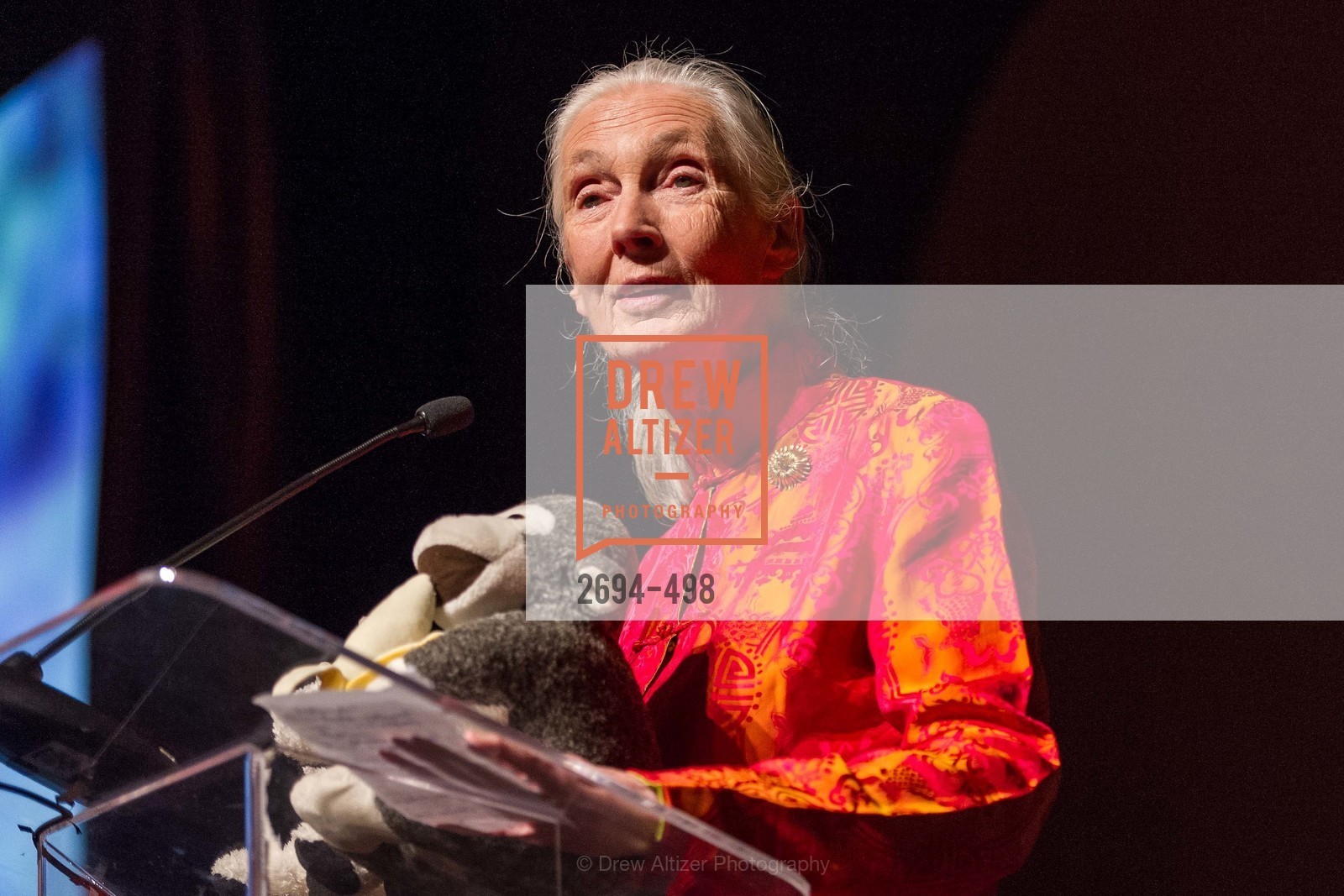 Jane Goodall, Dr. Jane Goodall 80th Birthday Celebration, US. US, April 3rd, 2014,Drew Altizer, Drew Altizer Photography, full-service agency, private events, San Francisco photographer, photographer california