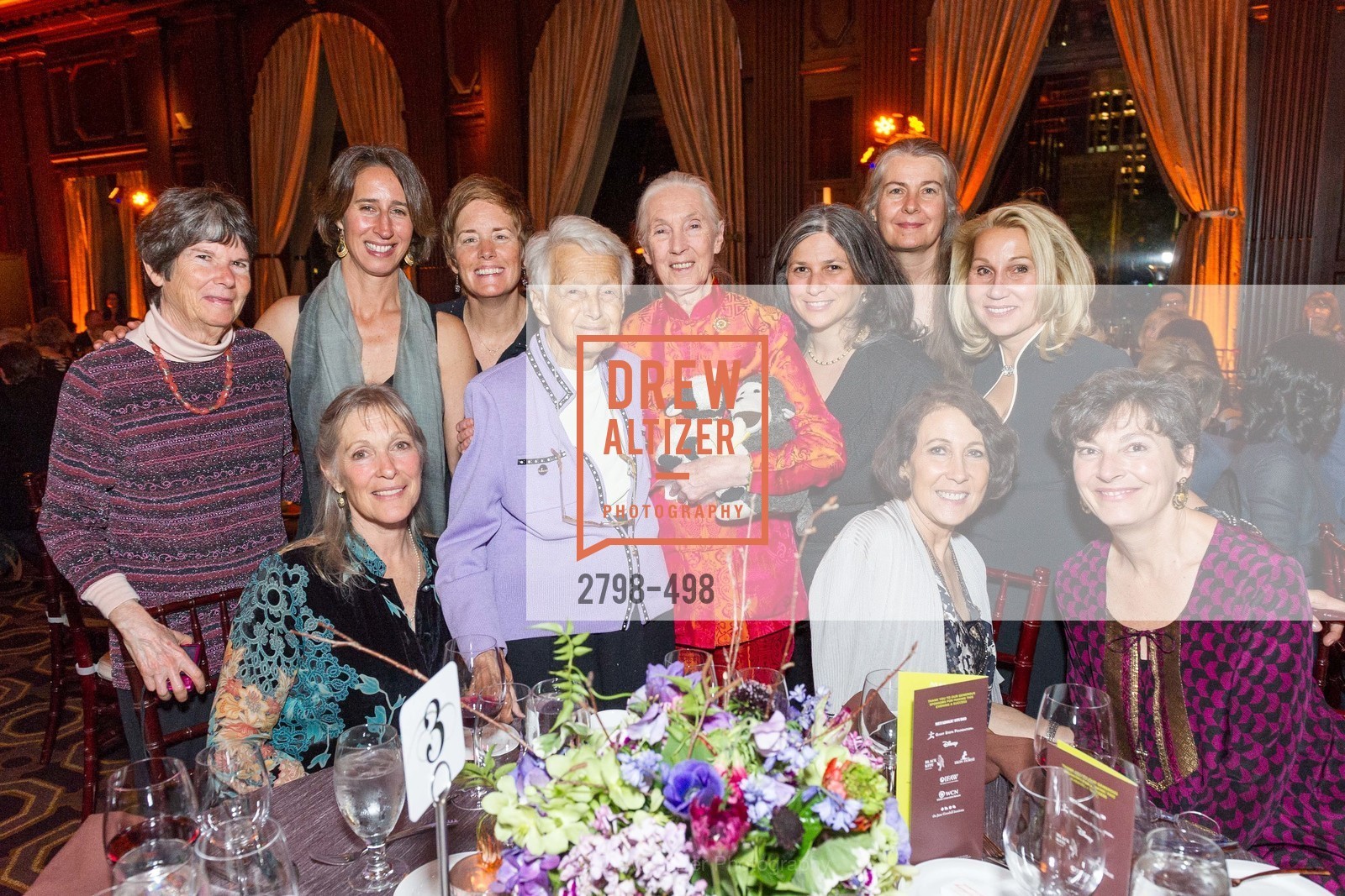 Vicky Leeds, Lilo Leeds, Jane Goodall, Jennifer Leeds, Gill Stafford, Terri Ducay, Photo #2798-498