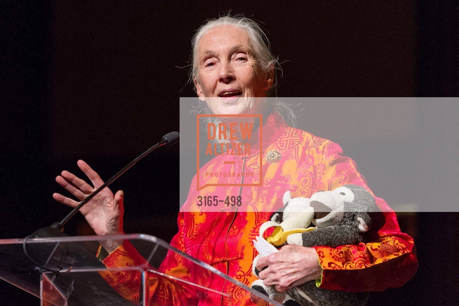 Jane Goodall, Dr. Jane Goodall 80th Birthday Celebration, US. US, April 3rd, 2014,Drew Altizer, Drew Altizer Photography, full-service agency, private events, San Francisco photographer, photographer california
