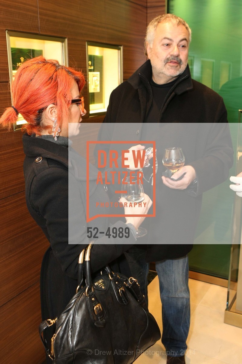 Sylvia Krikrorian, Raffi Khatchadourian, SF MAGAZINE Hosts Reception at TOURNEAU ROLEX BOUTIQUE, US, December 5th, 2014, Photo #52-4989 Sylvia Krikrorian, Raffi Khatchadourian, Photo #52-4989