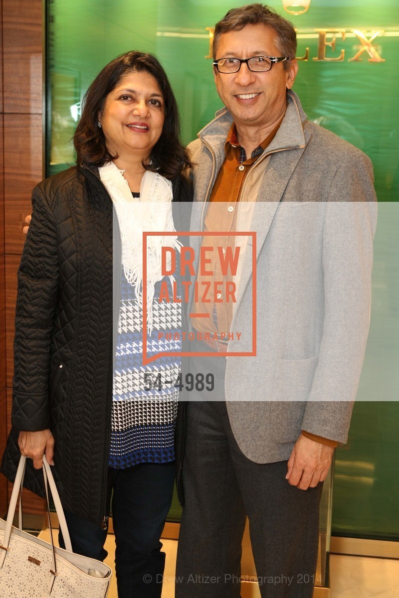 Ashrafa Anik, Shabbir Anik, SF MAGAZINE Hosts Reception at TOURNEAU ROLEX BOUTIQUE, US, December 5th, 2014, Photo #54-4989 Ashrafa Anik, Shabbir Anik, Photo #54-4989