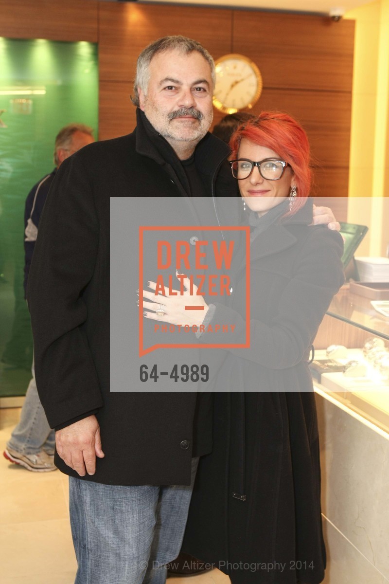 Raffi Khatchadourian, Sylvia Krikrorian, SF MAGAZINE Hosts Reception at TOURNEAU ROLEX BOUTIQUE, US, December 5th, 2014, Photo #64-4989 Raffi Khatchadourian, Sylvia Krikrorian, Photo #64-4989