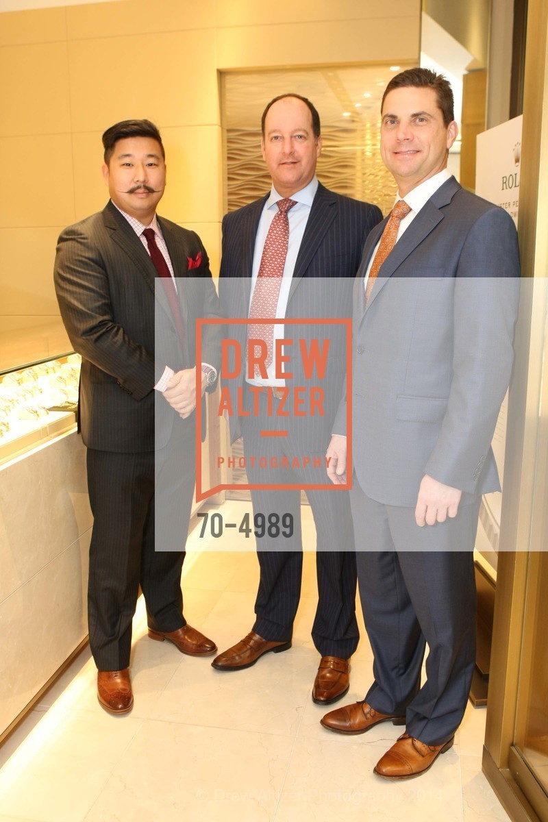 David Lee, Craig Miller, Philip Sutton, SF MAGAZINE Hosts Reception at TOURNEAU ROLEX BOUTIQUE, US, December 5th, 2014, Photo #70-4989 David Lee, Craig Miller, Philip Sutton, Photo #70-4989