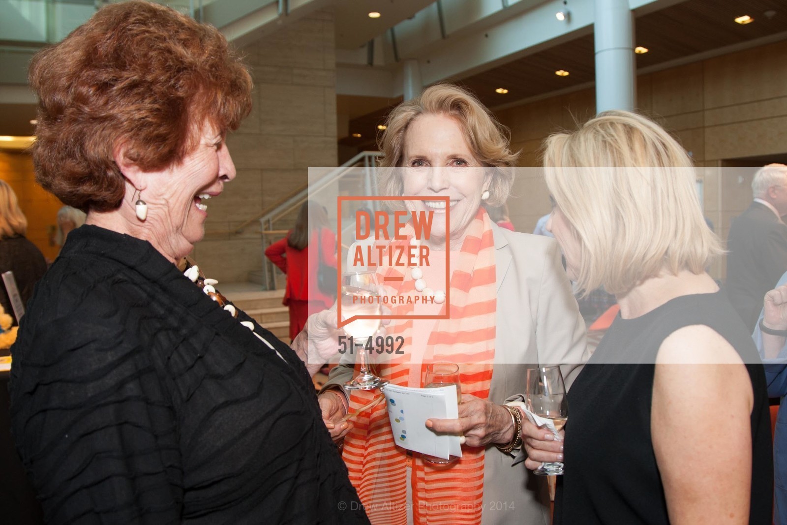 Lynn Dow, Anne Lawrence, Deborah Avakian, UCSF PARTNERS IN CARE Presents Community, Conversations & Cocktails, US, May 13th, 2014, Photo #51-4992 Lynn Dow, Anne Lawrence, Deborah Avakian, Photo #51-4992