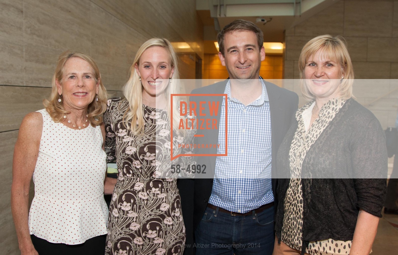 Betsy Coover, Maria Hemphill, Chris Hemphill, Debbie Gaspari, UCSF PARTNERS IN CARE Presents Community, Conversations & Cocktails, US, May 13th, 2014, Photo #58-4992 Betsy Coover, Maria Hemphill, Chris Hemphill, Debbie Gaspari, Photo #58-4992
