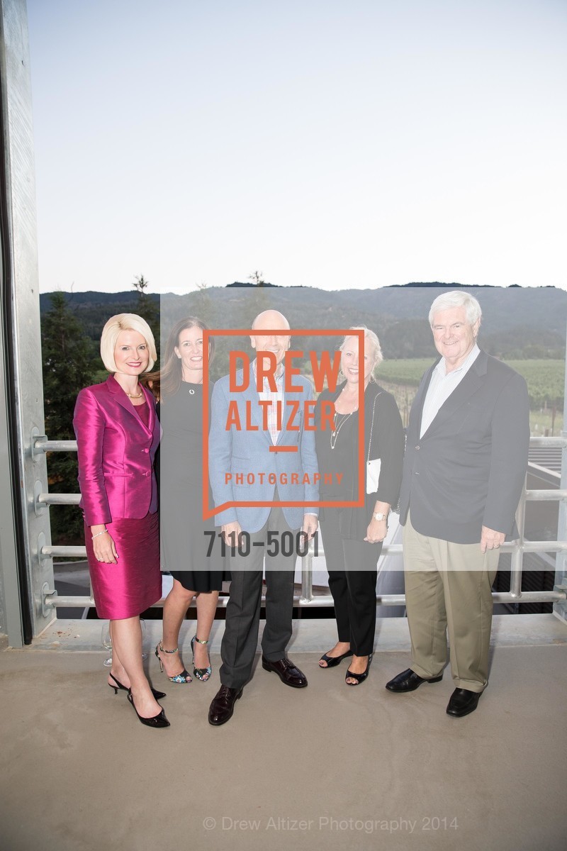 Callista Gingrich, Diane Girard, Melvyn Kirtley, Beth Canvan, Newt Gingrich, FESTIVAL DEL SOLE Dinner at HALL ST. HELENA, US, July 18th, 2014, Photo #7110-5001 Callista Gingrich, Diane Girard, Melvyn Kirtley, Beth Canvan, Newt Gingrich, Photo #7110-5001