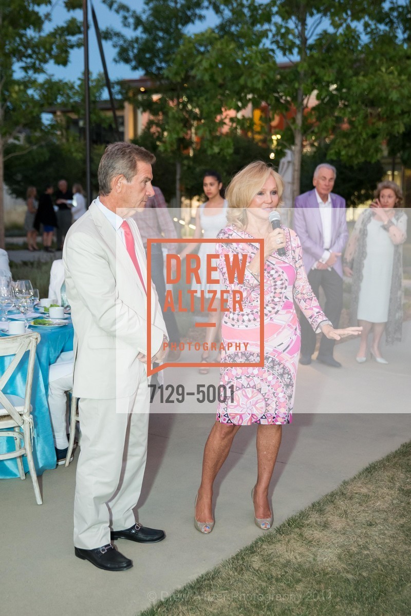 Craig Hall, Kathryn Hall, FESTIVAL DEL SOLE Dinner at HALL ST. HELENA, US, July 18th, 2014, Photo #7129-5001 Craig Hall, Kathryn Hall, Photo #7129-5001