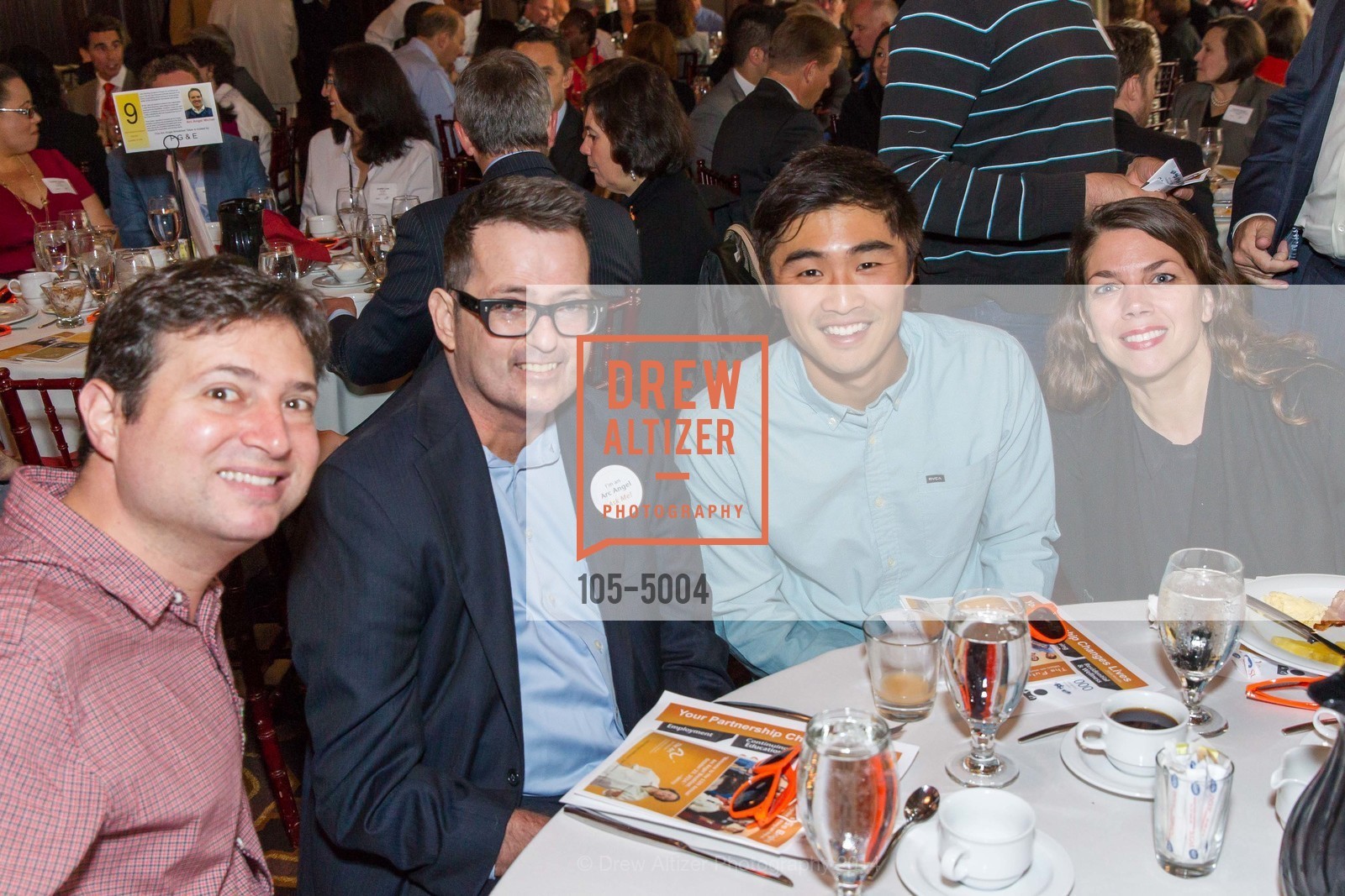 Michael Meril, Bruce Francis, Erik Lue, Cheryl Porro, Photo #105-5004