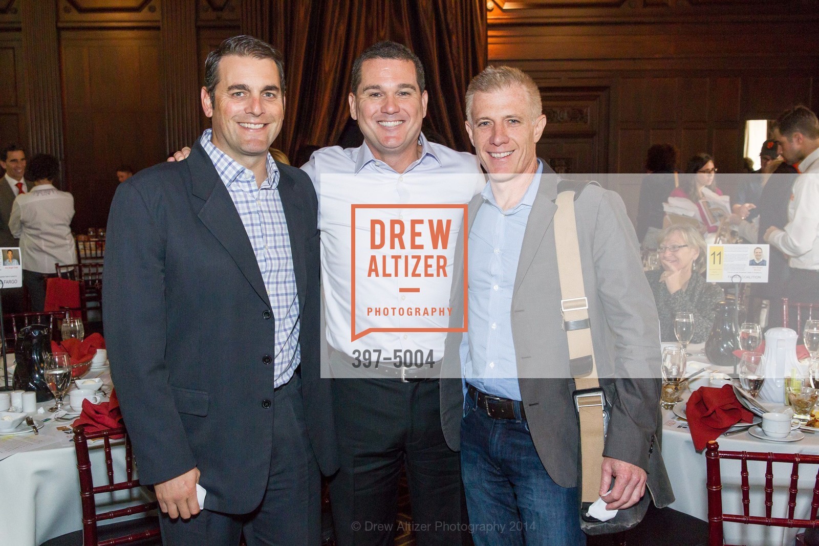 Brendan Sohr, Bryan Rees, John Clauss, THE ARC 13th Annual Breakfast, US, October 24th, 2014, Photo #397-5004 Brendan Sohr, Bryan Rees, John Clauss, Photo #397-5004