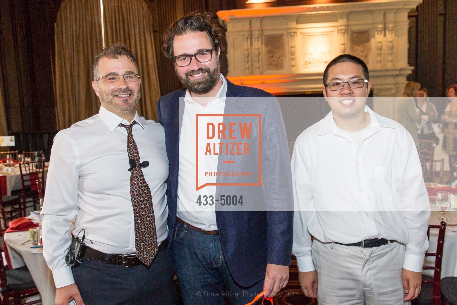 Glenn Motolo, Mikkel Svane, Eric Lin, THE ARC 13th Annual Breakfast, US, October 24th, 2014, Photo #433-5004 Glenn Motolo, Mikkel Svane, Eric Lin, Photo #433-5004