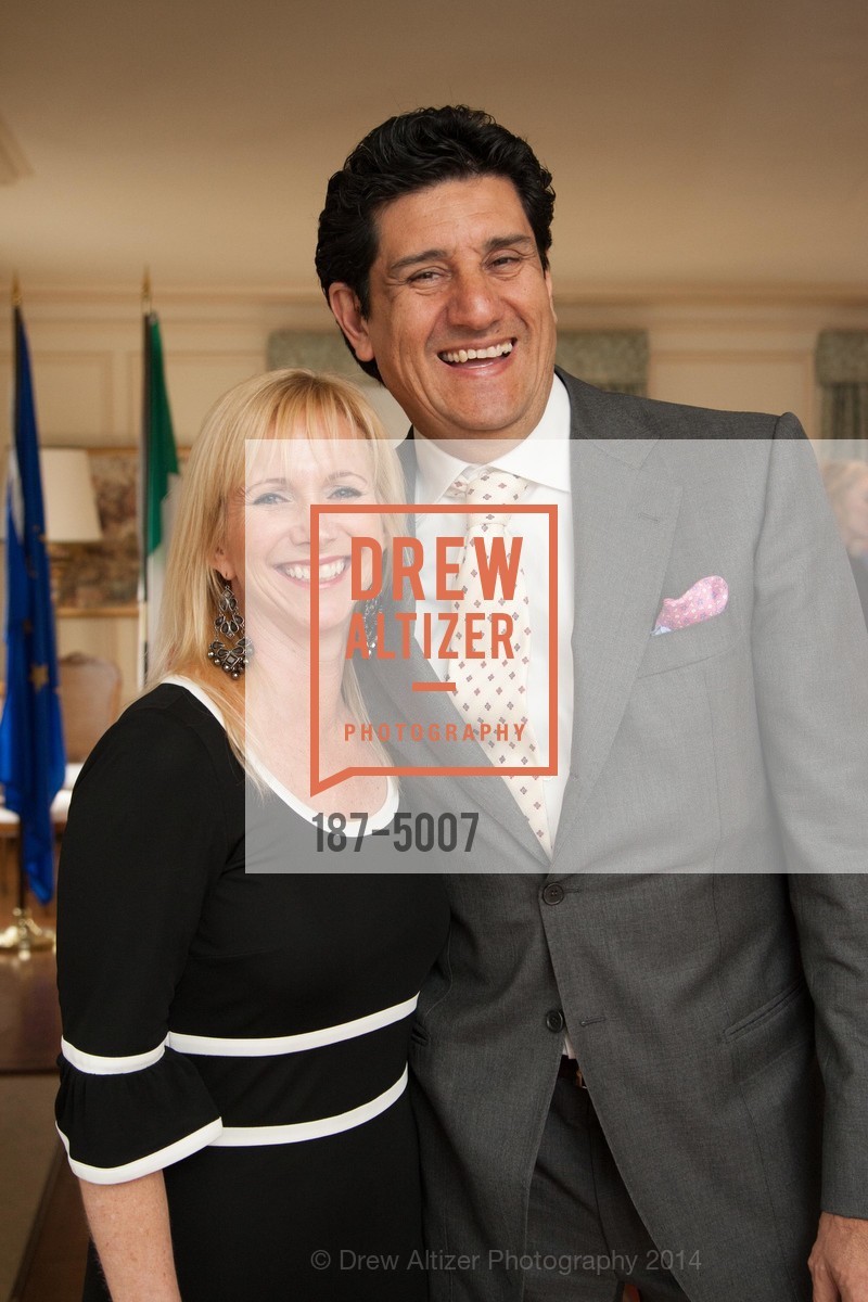 Christine Christensen, Enzo DeBernardo, SF OPERA GUILD POpera! Benefactor Party at the ITALIAN CONSULATE, US, March 20th, 2014, Photo #187-5007 Christine Christensen, Enzo DeBernardo, Photo #187-5007