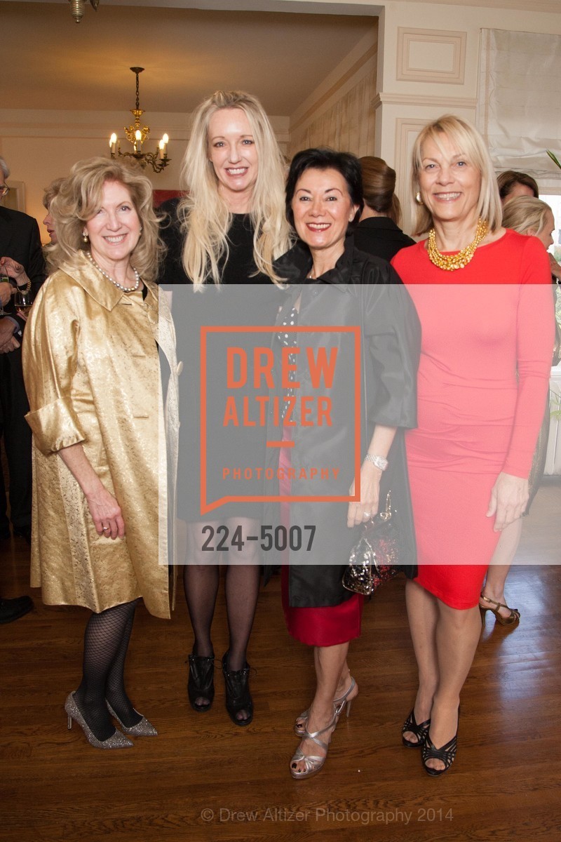 Celeste Woo, Dorothy Torresi, Nafiseh Lindberg, CJ van Pelt, SF OPERA GUILD POpera! Benefactor Party at the ITALIAN CONSULATE, US, March 20th, 2014, Photo #224-5007 Celeste Woo, Dorothy Torresi, Nafiseh Lindberg, CJ van Pelt, Photo #224-5007