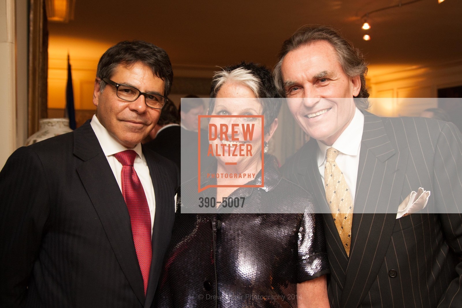 Gary Garabedian, Karen Kubin, David Birka-White, SF OPERA GUILD POpera! Benefactor Party at the ITALIAN CONSULATE, US, March 20th, 2014, Photo #390-5007 Gary Garabedian, Karen Kubin, David Birka-White, Photo #390-5007