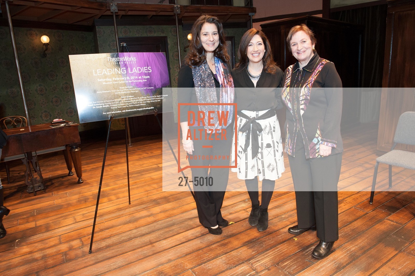 Natalie Batalha, Randi Zuckerberg, Ann Bowers, THEATREWORKS Leading Ladies, US, February 8th, 2014, Photo #27-5010 Natalie Batalha, Randi Zuckerberg, Ann Bowers, Photo #27-5010