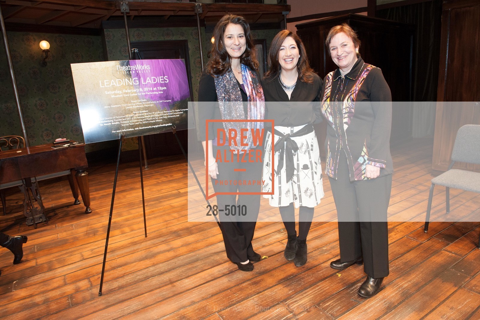 Natalie Batalha, Randi Zuckerberg, Ann Bowers, THEATREWORKS Leading Ladies, US, February 8th, 2014, Photo #28-5010 Natalie Batalha, Randi Zuckerberg, Ann Bowers, Photo #28-5010
