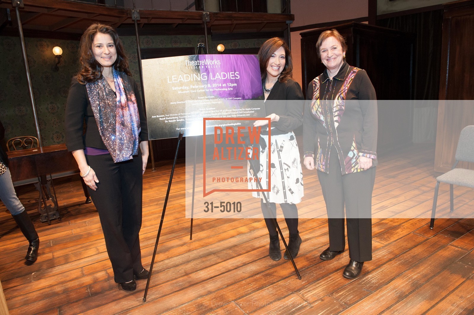 Natalie Batalha, Randi Zuckerberg, Ann Bowers, THEATREWORKS Leading Ladies, US, February 8th, 2014, Photo #31-5010 Natalie Batalha, Randi Zuckerberg, Ann Bowers, Photo #31-5010