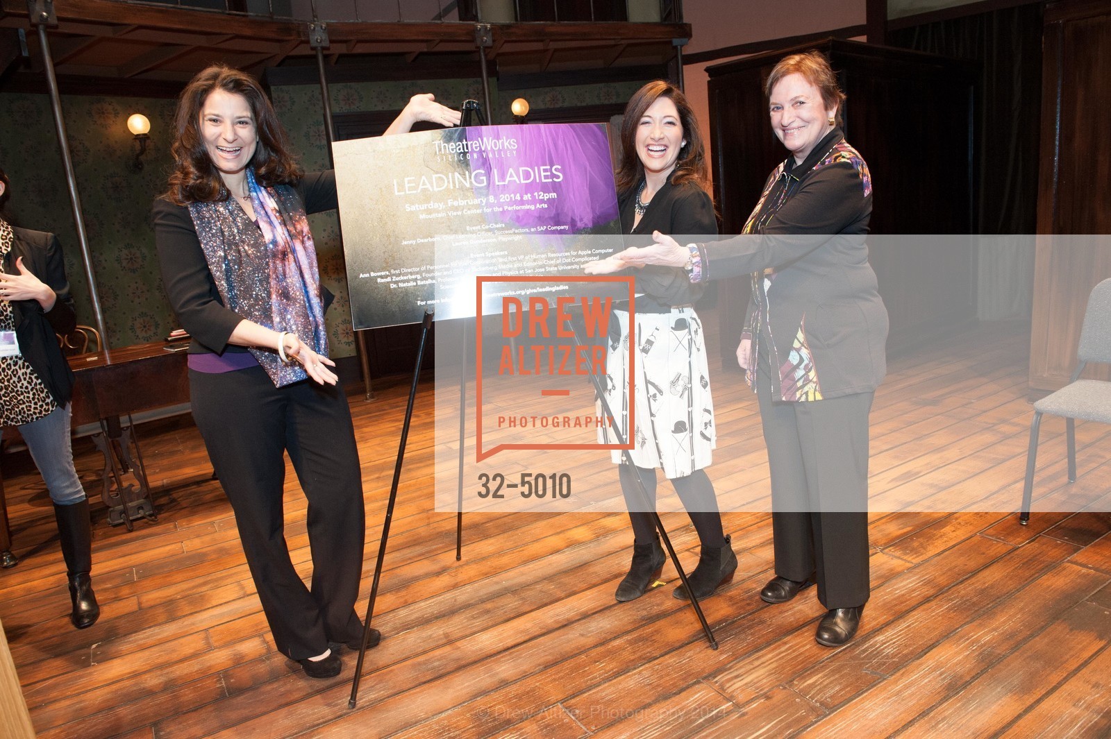 Natalie Batalha, Randi Zuckerberg, Ann Bowers, THEATREWORKS Leading Ladies, US, February 8th, 2014, Photo #32-5010 Natalie Batalha, Randi Zuckerberg, Ann Bowers, Photo #32-5010