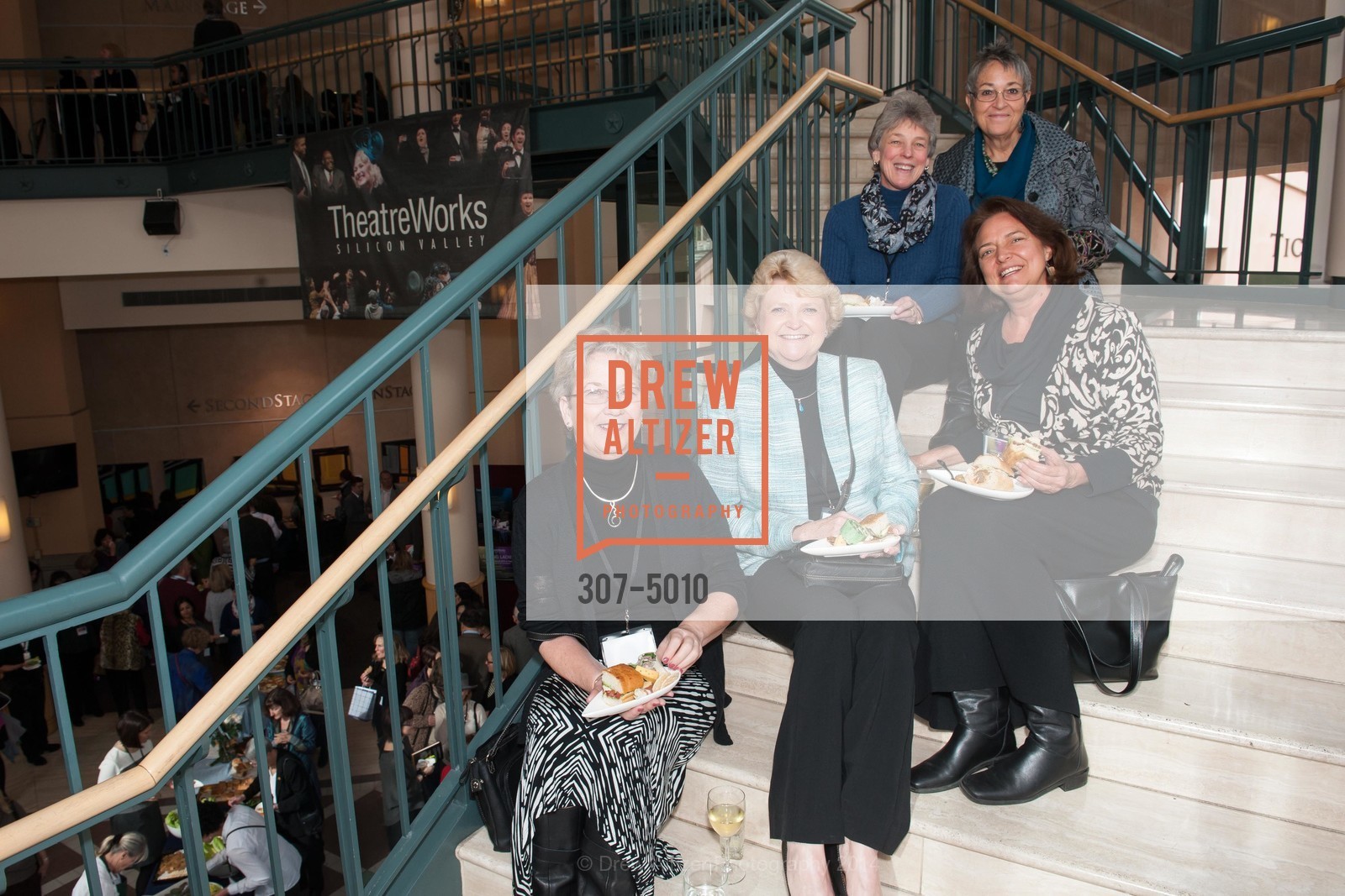 Judy Blood, Jeannie Bruins, Linda Stevenin, Pat James, Lisa Webster, THEATREWORKS Leading Ladies, US, February 8th, 2014, Photo #307-5010 Judy Blood, Jeannie Bruins, Linda Stevenin, Pat James, Lisa Webster, Photo #307-5010