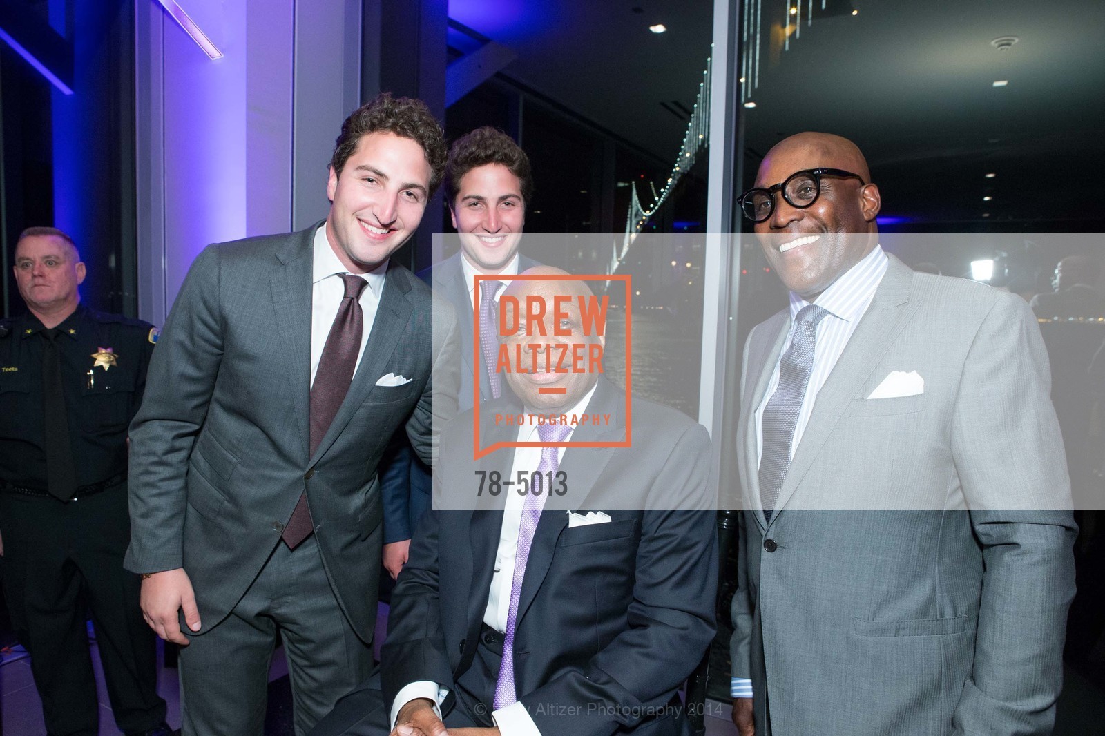 Jason Goldman, Matthew Goldman, Willie Brown, WILLIE BROWN Birthday Party, US, March 20th, 2014, Photo #78-5013 Jason Goldman, Matthew Goldman, Willie Brown, Photo #78-5013