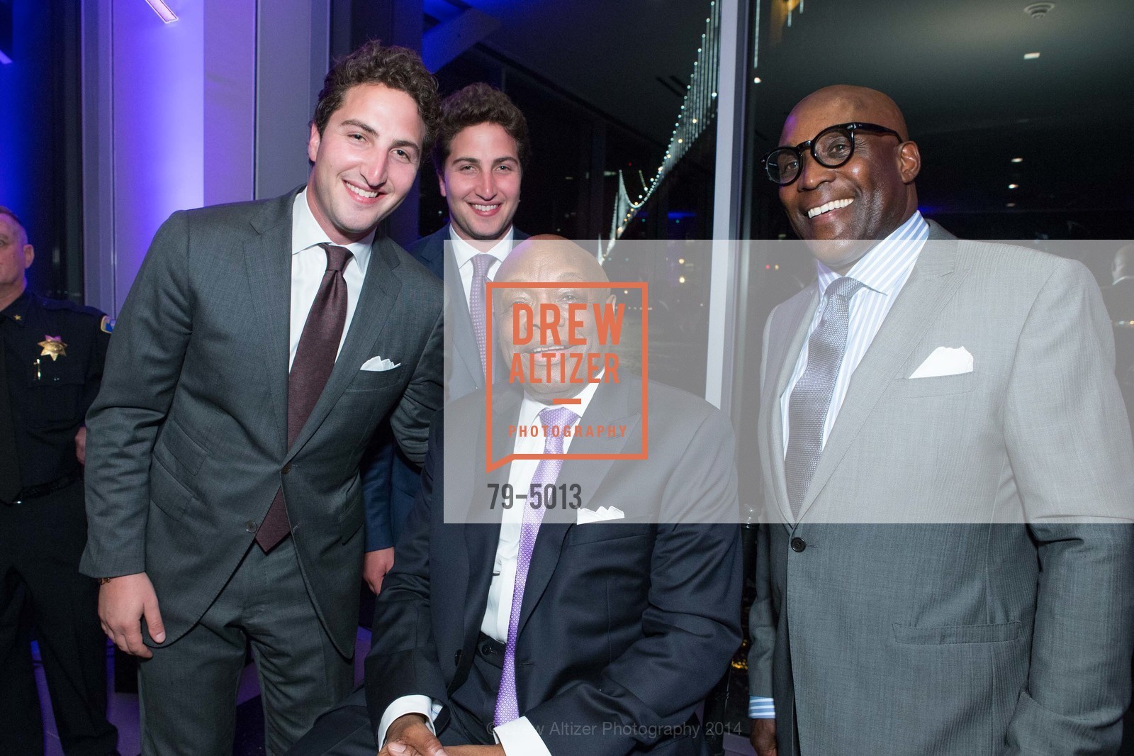 Jason Goldman, Matthew Goldman, Willie Brown, WILLIE BROWN Birthday Party, US, March 20th, 2014, Photo #79-5013 Jason Goldman, Matthew Goldman, Willie Brown, Photo #79-5013