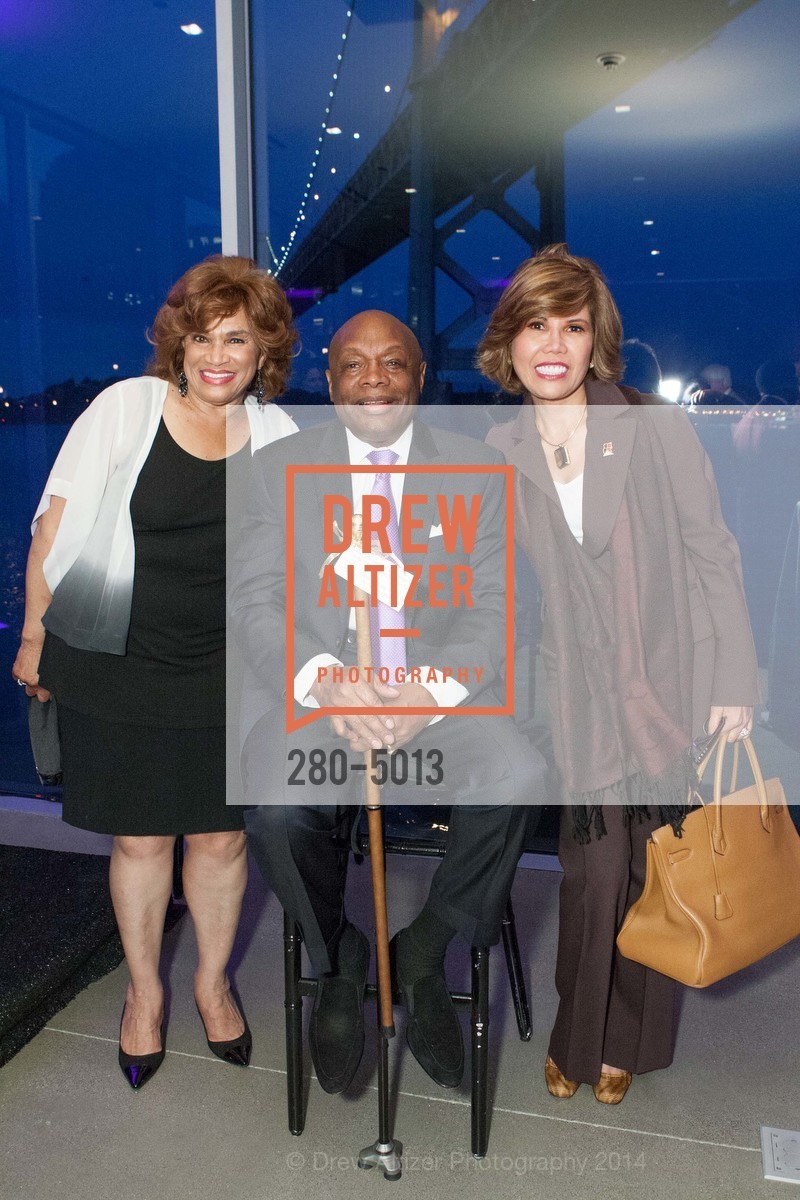 Beatrice Jackson-Henry, Willie Brown, Elsie McAteer, WILLIE BROWN Birthday Party, US, March 20th, 2014, Photo #280-5013 Beatrice Jackson-Henry, Willie Brown, Elsie McAteer, Photo #280-5013