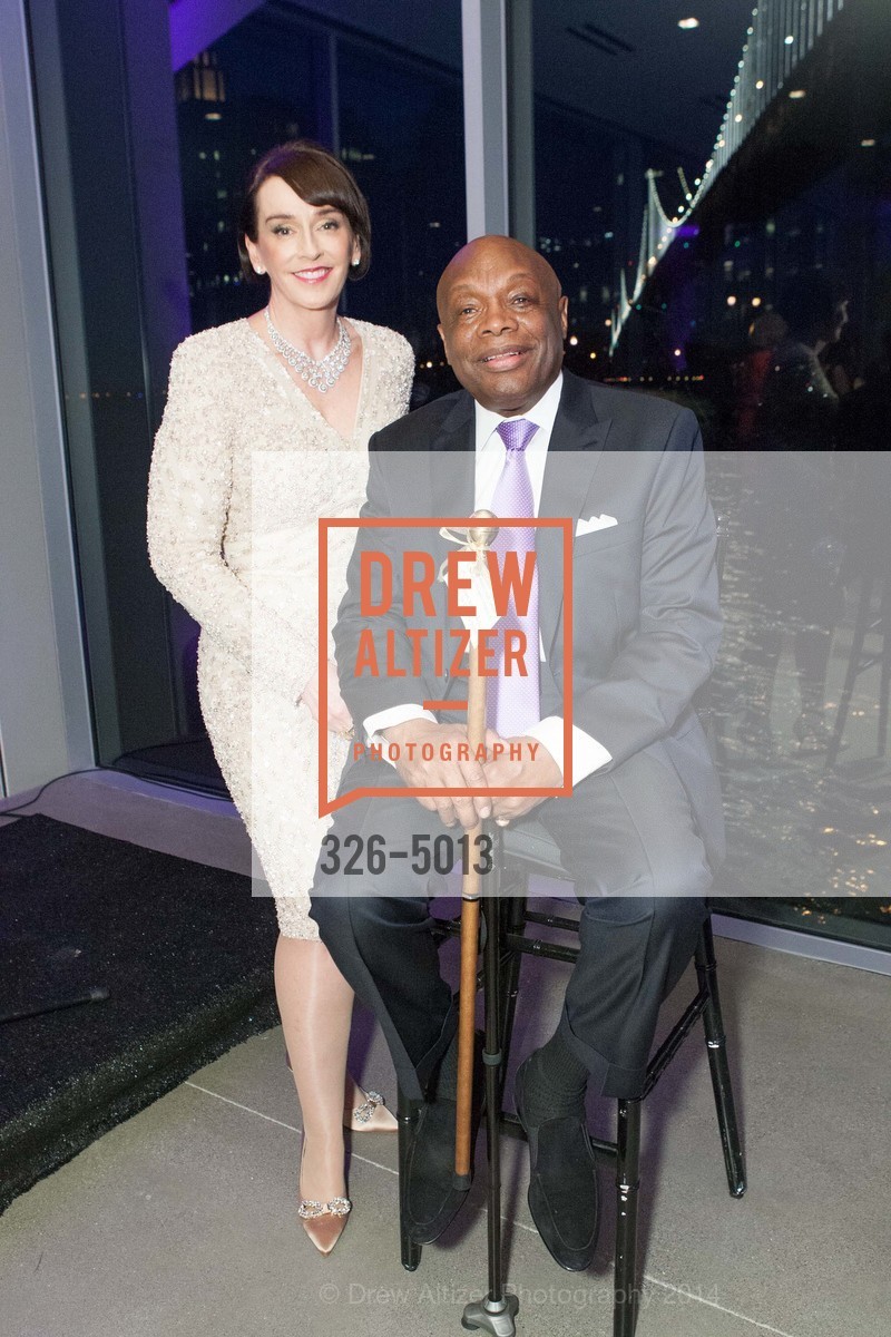 Elisa Stephens, Willie Brown, WILLIE BROWN Birthday Party, US, March 20th, 2014, Photo #326-5013 Elisa Stephens, Willie Brown, Photo #326-5013