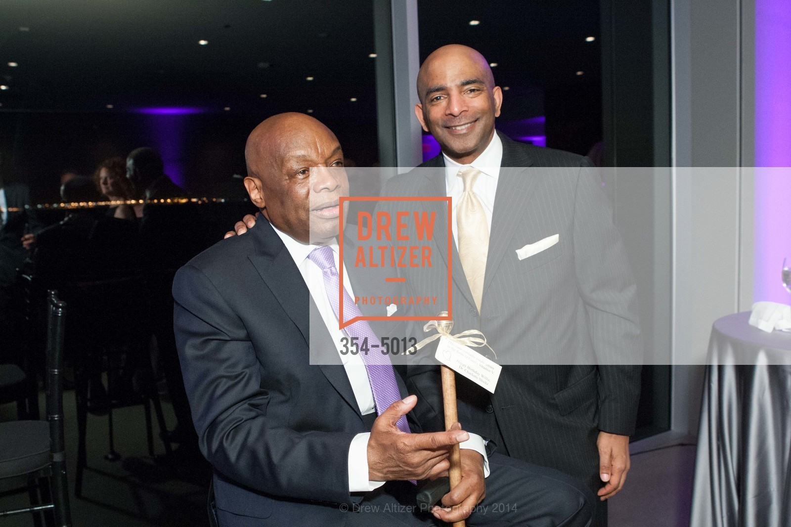 Willie Brown, Steve Bowdry, WILLIE BROWN Birthday Party, US, March 20th, 2014, Photo #354-5013 Willie Brown, Steve Bowdry, Photo #354-5013