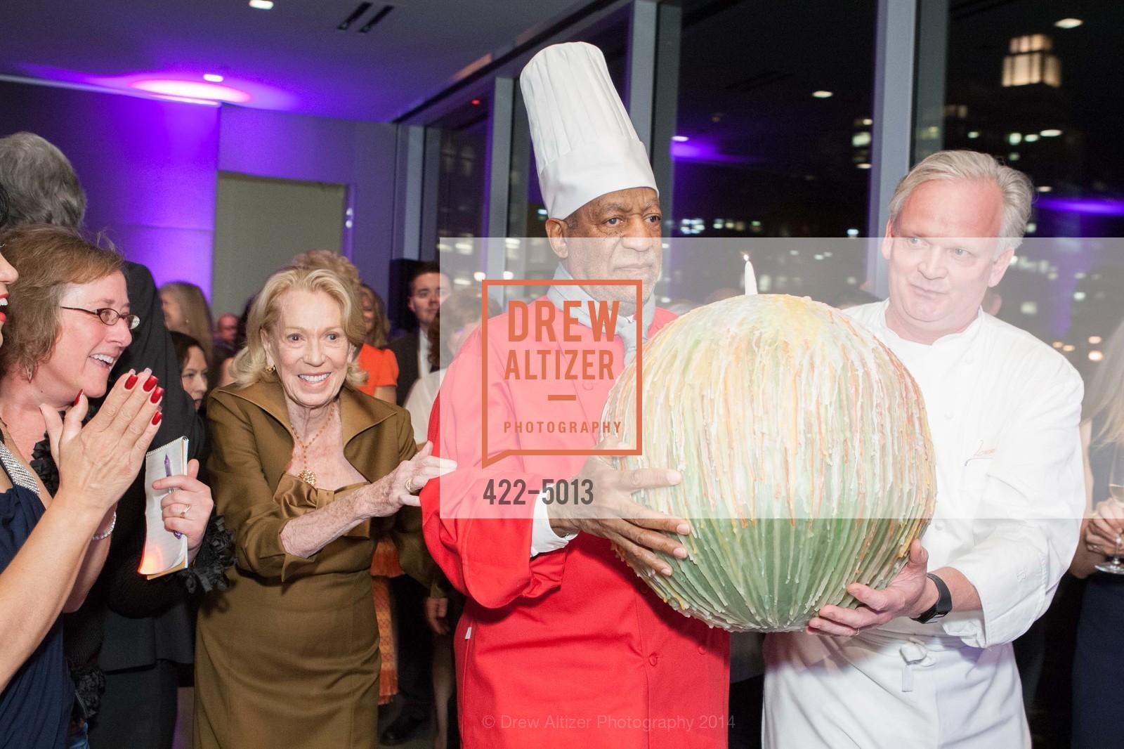 Charlotte Shultz, Bill Cosby, Chef Lucas Schoemaker, WILLIE BROWN Birthday Party, US, March 20th, 2014, Photo #422-5013 Charlotte Shultz, Bill Cosby, Chef Lucas Schoemaker, Photo #422-5013