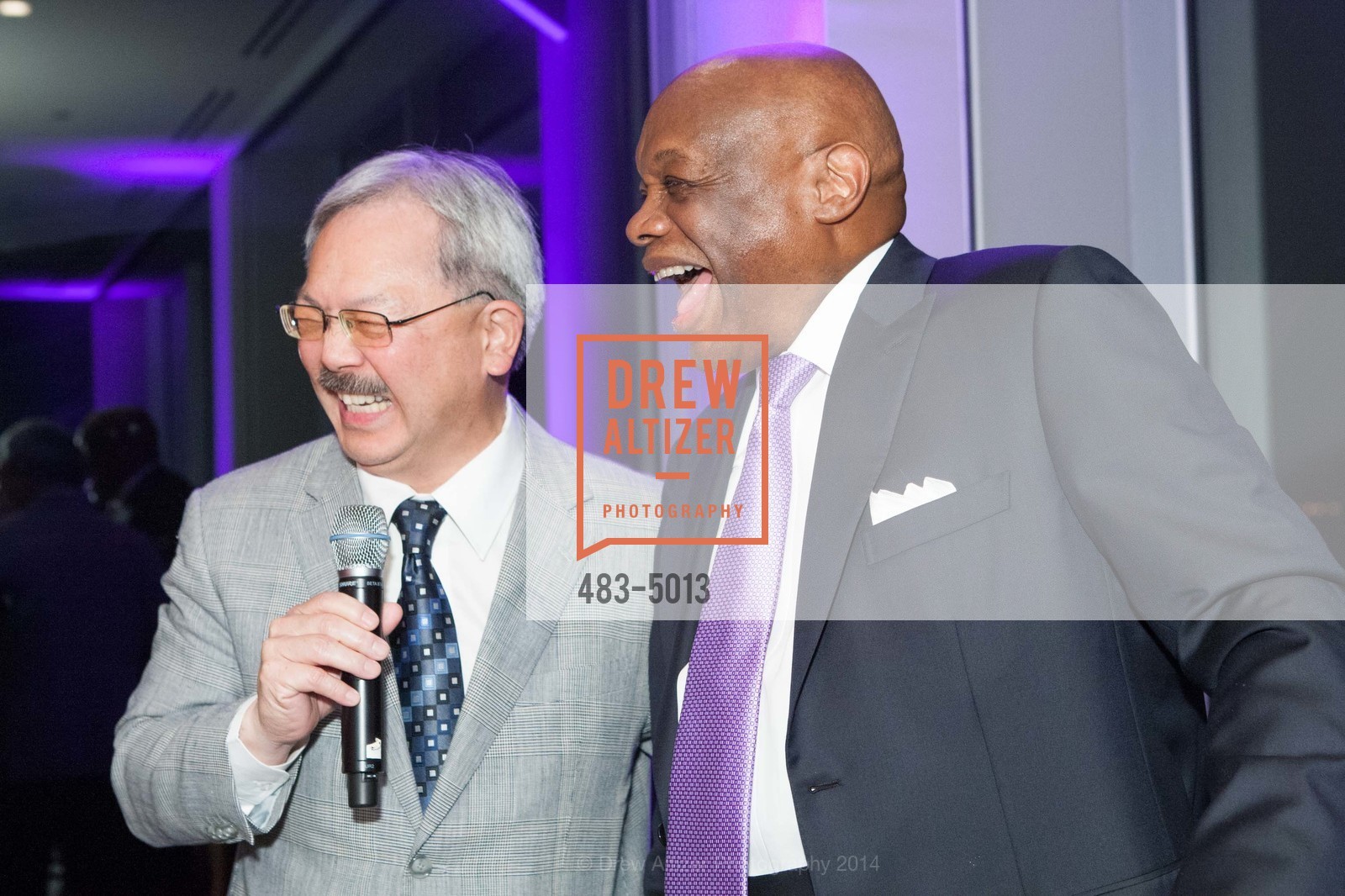 Mayor Ed Lee, Willie Brown, WILLIE BROWN Birthday Party, US, March 20th, 2014, Photo #483-5013 Mayor Ed Lee, Willie Brown, Photo #483-5013
