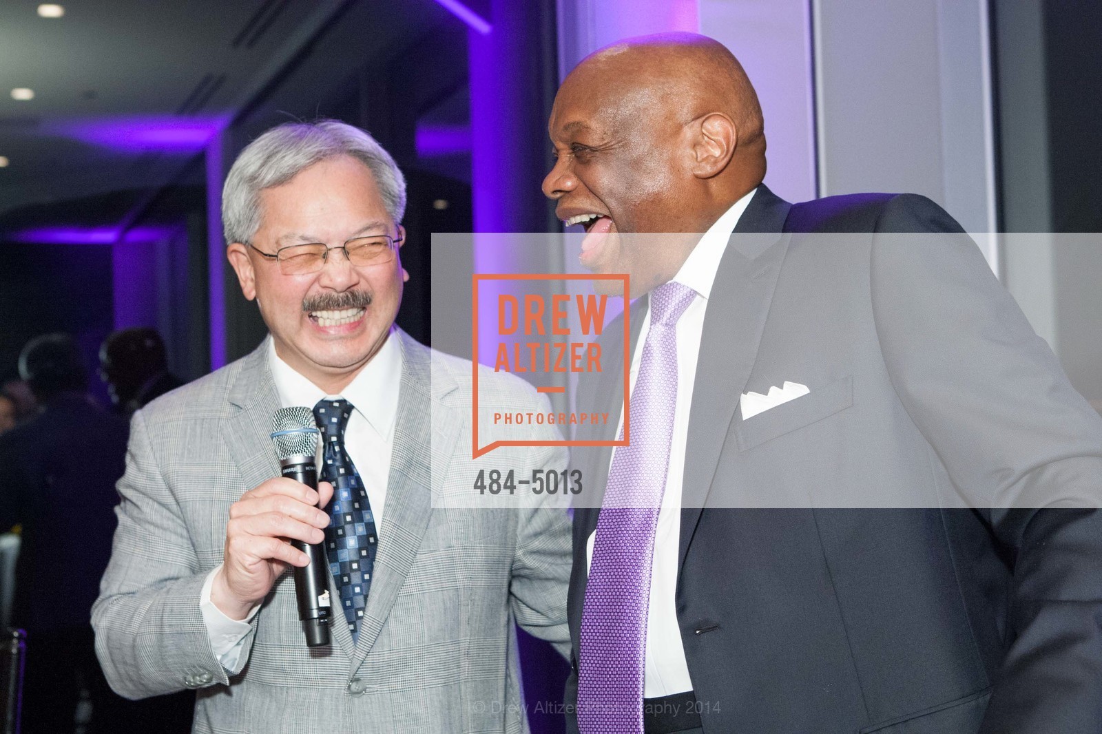 Mayor Ed Lee, Willie Brown, WILLIE BROWN Birthday Party, US, March 20th, 2014, Photo #484-5013 Mayor Ed Lee, Willie Brown, Photo #484-5013