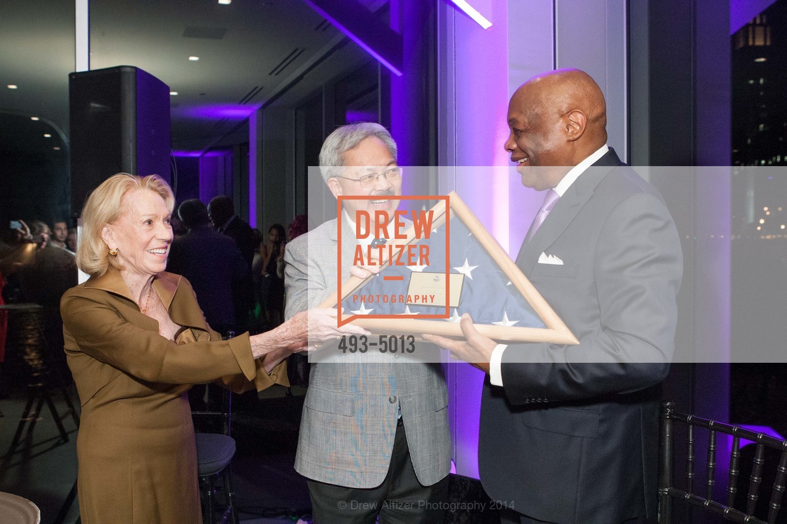 Charlotte Shultz, Mayor Ed Lee, Willie Brown, WILLIE BROWN Birthday Party, US, March 20th, 2014, Photo #493-5013 Charlotte Shultz, Mayor Ed Lee, Willie Brown, Photo #493-5013