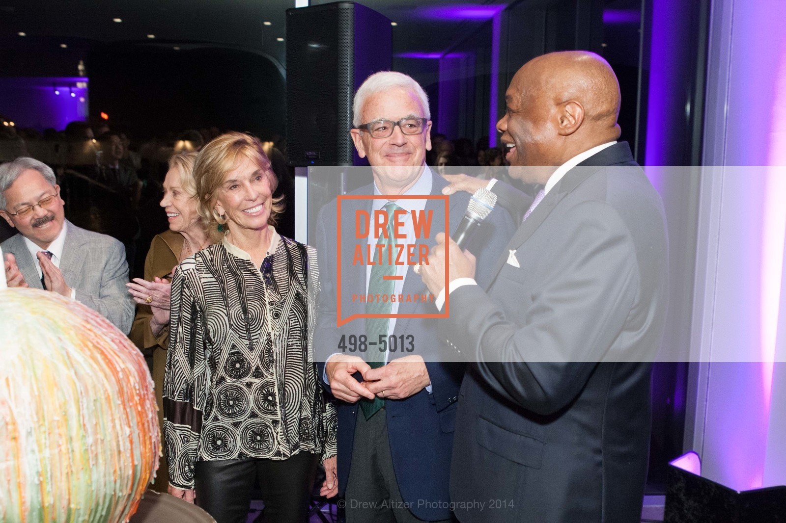 Mary Pilara, Andrew Pilara, Willie Brown, WILLIE BROWN Birthday Party, US, March 20th, 2014, Photo #498-5013 Mary Pilara, Andrew Pilara, Willie Brown, Photo #498-5013