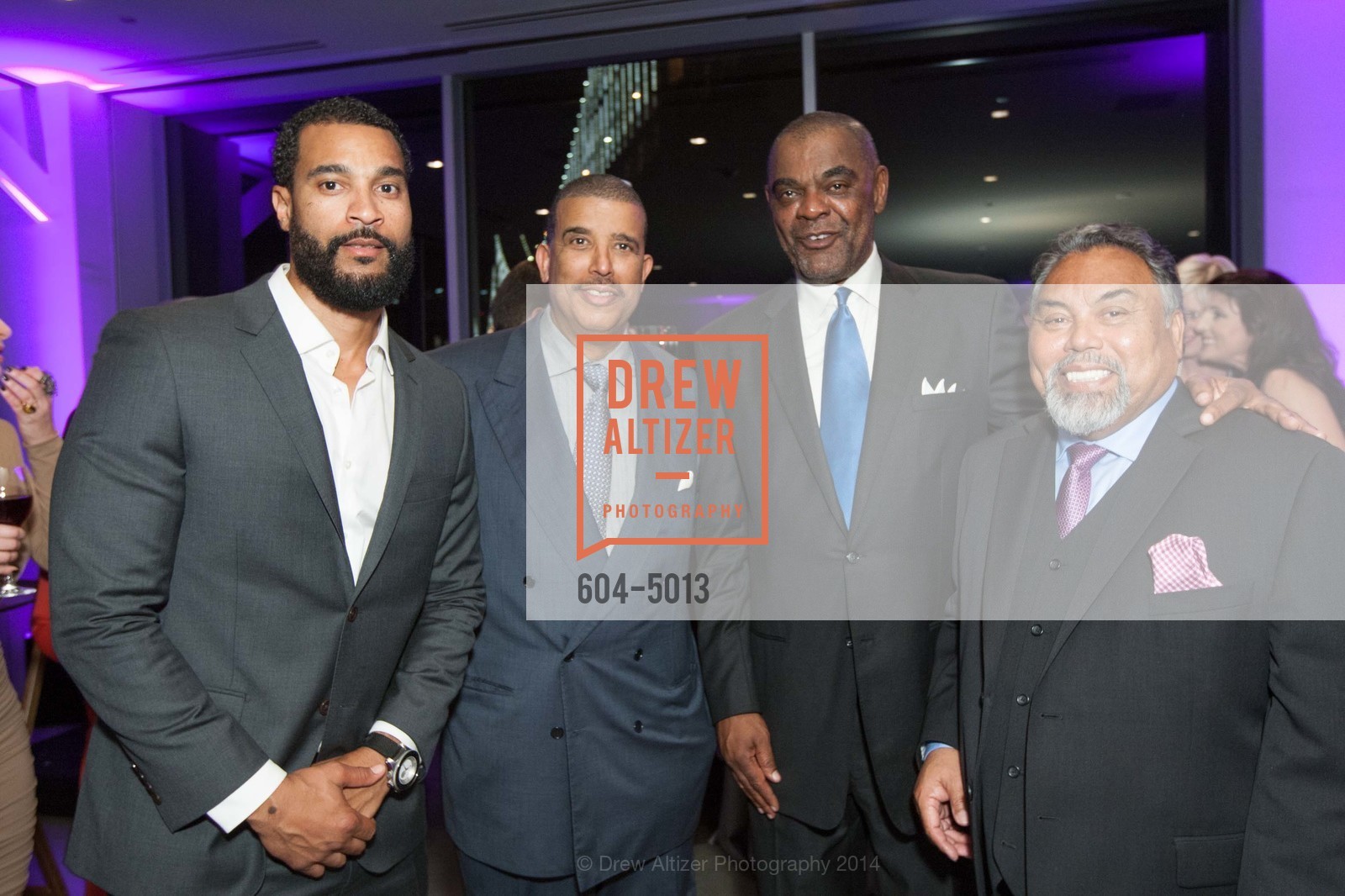Kuan DeMarco, Steven Williams, Michael Baines, Carlo Rosauro, WILLIE BROWN Birthday Party, US, March 20th, 2014, Photo #604-5013 Kuan DeMarco, Steven Williams, Michael Baines, Carlo Rosauro, Photo #604-5013