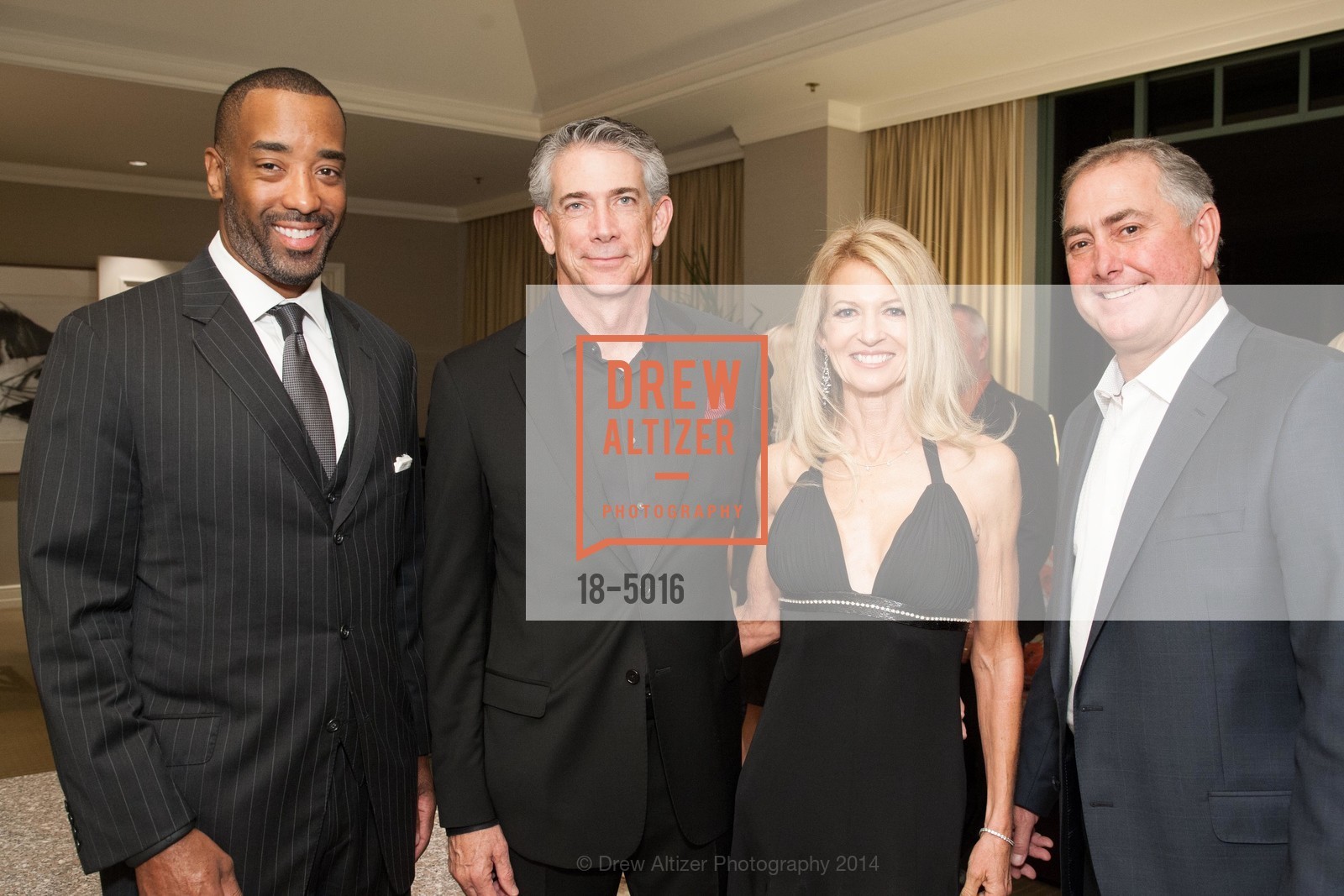 Junior Bryant, Mark Woodward, Laurie Woodward, John Aiassa, ALL STARS HELPING KIDS 25th Anniversary Celebration, US, November 9th, 2014, Photo #18-5016 Junior Bryant, Mark Woodward, Laurie Woodward, John Aiassa, Photo #18-5016