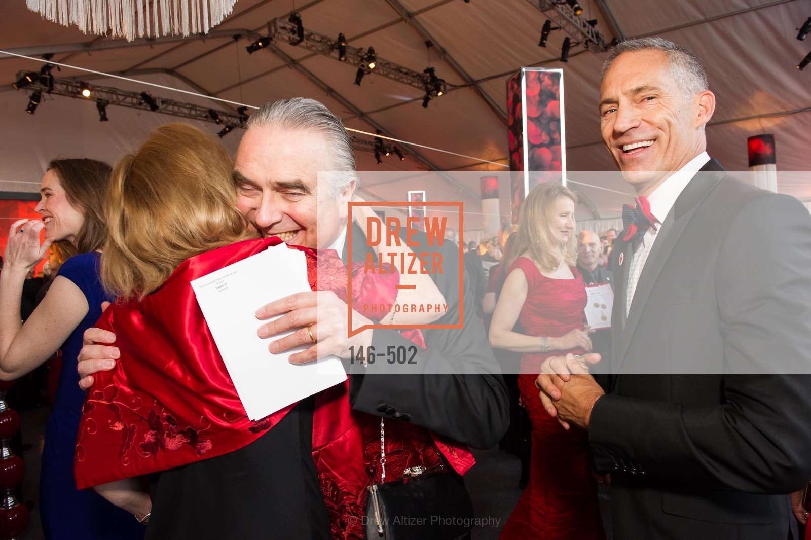Peter Rothen, Mark Cloutier, 2014 RED CROSS Gala Honoring Paula Downey as the American Red Cross Bay Area Chapter Humanitarian CEO of the Year, US. Treasure Island (The Great Lawn), Photo #146-502 Peter Rothen, Mark Cloutier, Photo #146-502