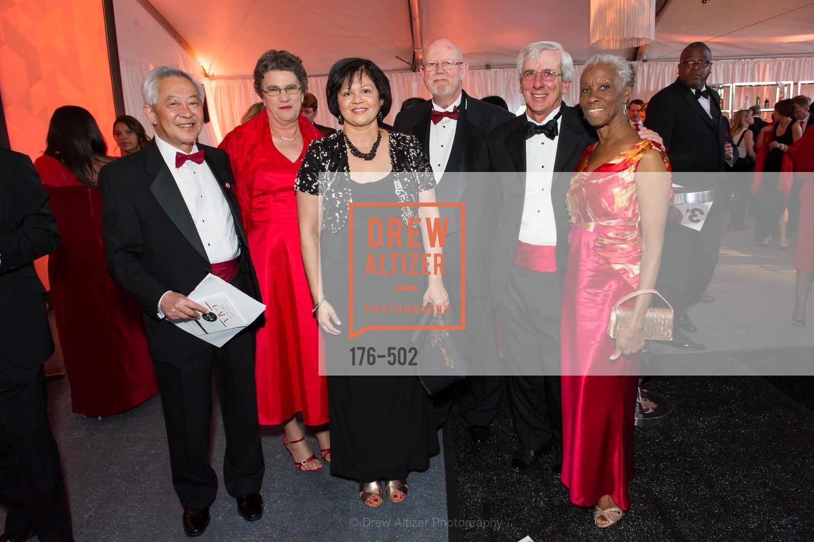 Michael Jang, Beverly Jang, Shobana Gubbi, Tim Smith, Steve Waterman, Paulette Johnson, 2014 RED CROSS Gala Honoring Paula Downey as the American Red Cross Bay Area Chapter Humanitarian CEO of the Year, US. Treasure Island (The Great Lawn), April 5th, 2014,Drew Altizer, Drew Altizer Photography, full-service agency, private events, San Francisco photographer, photographer california