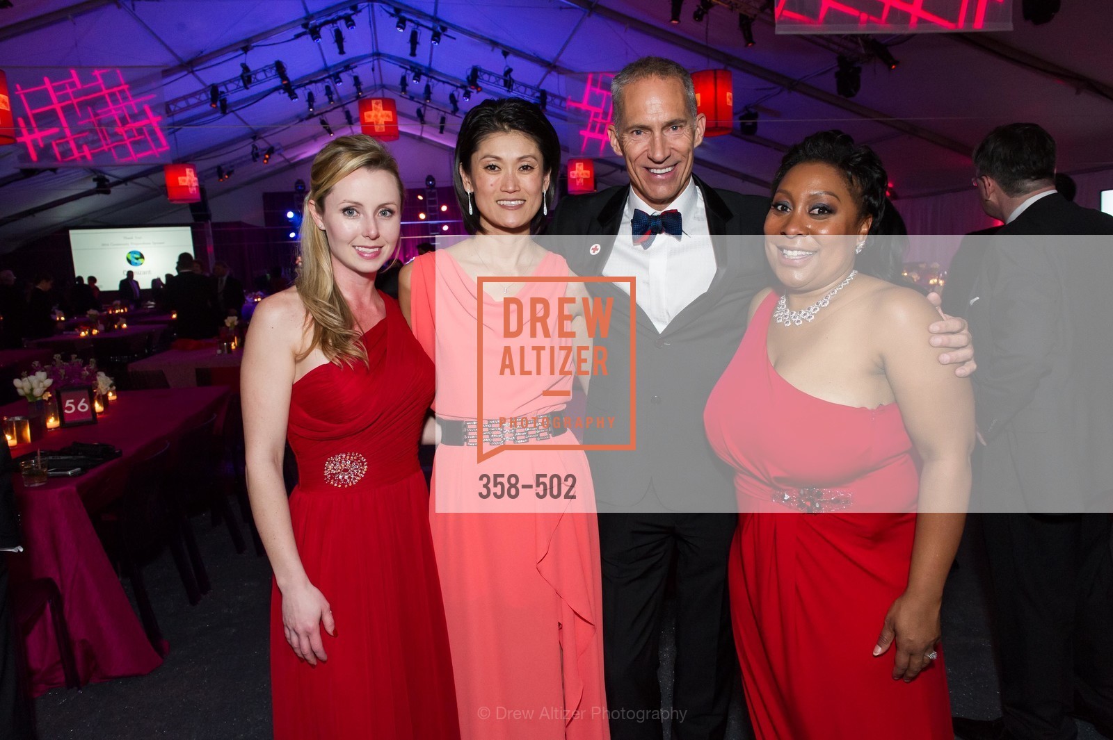 Donna Souza, Vanessa Chan, Mark Cloutier, Gwyneth Borden, 2014 RED CROSS Gala Honoring Paula Downey as the American Red Cross Bay Area Chapter Humanitarian CEO of the Year, US. Treasure Island (The Great Lawn), April 5th, 2014,Drew Altizer, Drew Altizer Photography, full-service agency, private events, San Francisco photographer, photographer california
