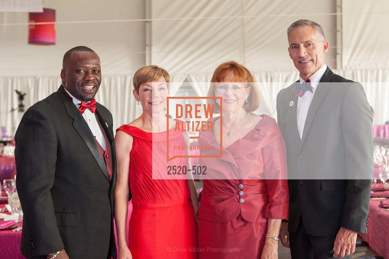 Keith White, Paula Downey, Mary Cranston, Mark Cloutier, 2014 RED CROSS Gala Honoring Paula Downey as the American Red Cross Bay Area Chapter Humanitarian CEO of the Year, US. Treasure Island (The Great Lawn), April 5th, 2014,Drew Altizer, Drew Altizer Photography, full-service agency, private events, San Francisco photographer, photographer california