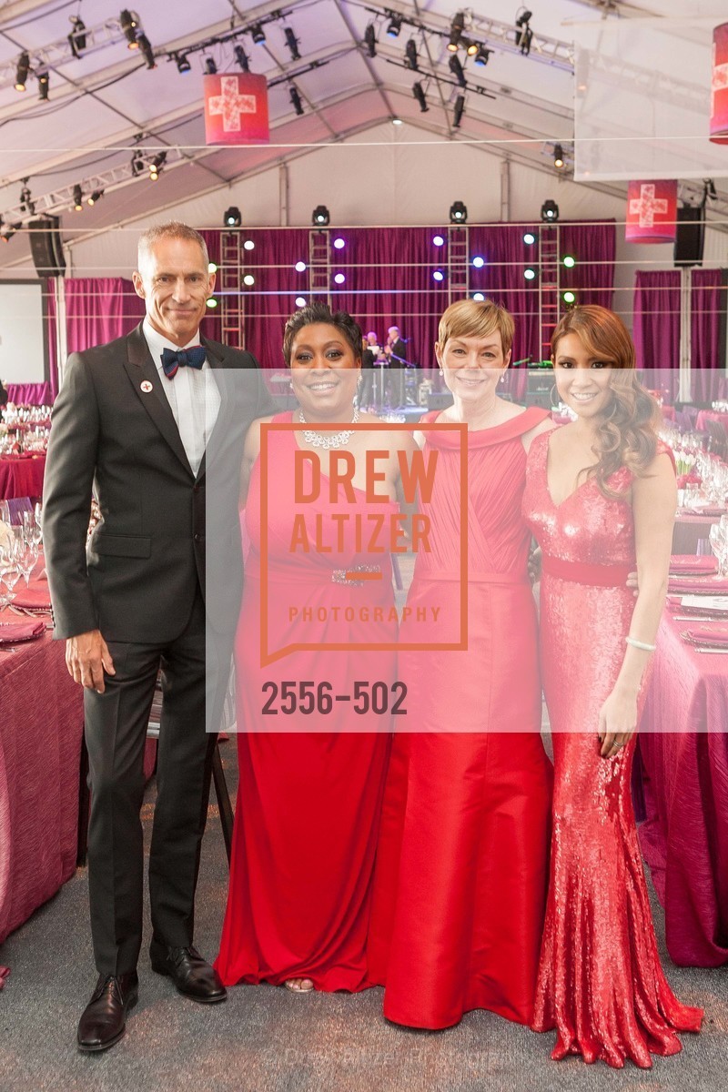 Mark Cloutier, Gwyneth Borden, Paula Downey, Lillian Phan, 2014 RED CROSS Gala Honoring Paula Downey as the American Red Cross Bay Area Chapter Humanitarian CEO of the Year, US. Treasure Island (The Great Lawn), April 5th, 2014,Drew Altizer, Drew Altizer Photography, full-service agency, private events, San Francisco photographer, photographer california