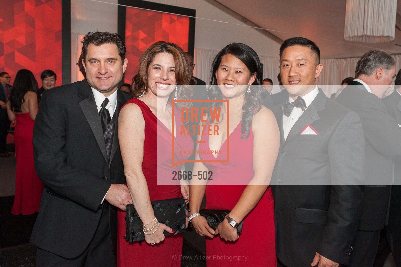 Troy Donofrio, Marissa Donofrio, Alisa Chang, Andy Chang, 2014 RED CROSS Gala Honoring Paula Downey as the American Red Cross Bay Area Chapter Humanitarian CEO of the Year, US. Treasure Island (The Great Lawn), April 5th, 2014,Drew Altizer, Drew Altizer Photography, full-service event agency, private events, San Francisco photographer, photographer California