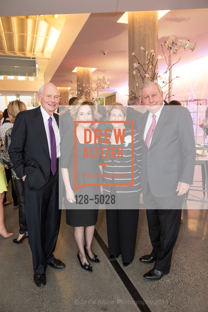 Preston Butcher, Carolyn Butcher, Sally Klingbeil, Jim Klingbeil, SFMOMA Directors Circle Dinner Sponsored by J.P. Morgan Private Bank, US, March 20th, 2014, Photo #128-5028 Preston Butcher, Carolyn Butcher, Sally Klingbeil, Jim Klingbeil, Photo #128-5028