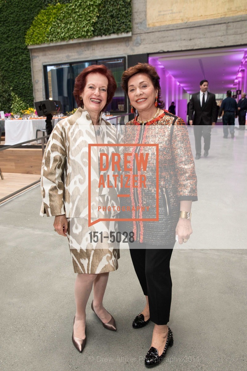 Helen Hilton Raiser, Maria Manetti Shrem, SFMOMA Directors Circle Dinner Sponsored by J.P. Morgan Private Bank, US, March 20th, 2014, Photo #151-5028 Helen Hilton Raiser, Maria Manetti Shrem, Photo #151-5028