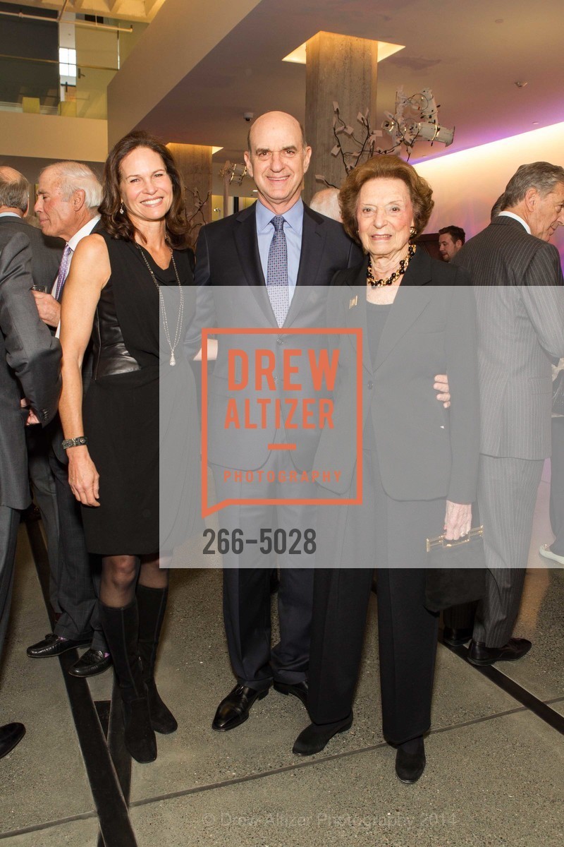 Randi Fisher, Bob Fisher, Doris Fisher, SFMOMA Directors Circle Dinner Sponsored by J.P. Morgan Private Bank, US, March 20th, 2014, Photo #266-5028 Randi Fisher, Bob Fisher, Doris Fisher, Photo #266-5028