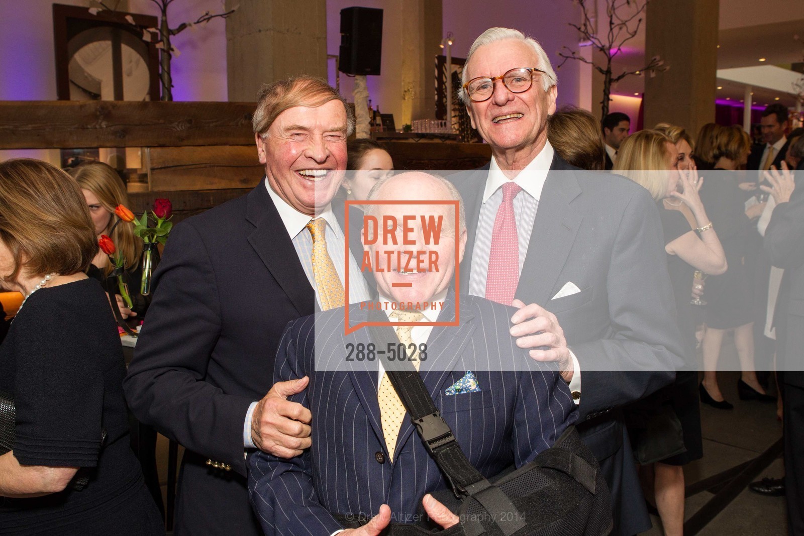 Dick Kramlich, John Berggruen, Owen Harper, Photo #288-5028