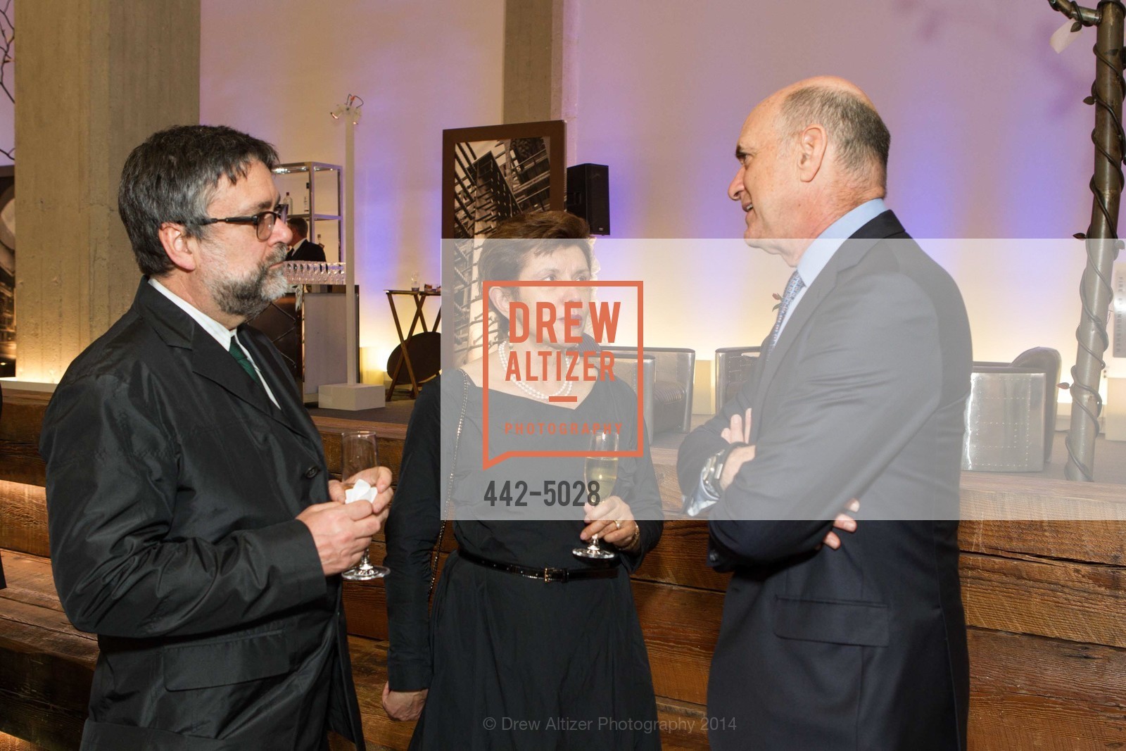 Rich Niles, Lenore Fereira Niles, Bob Fisher, SFMOMA Directors Circle Dinner Sponsored by J.P. Morgan Private Bank, US, March 20th, 2014, Photo #442-5028 Rich Niles, Lenore Fereira Niles, Bob Fisher, Photo #442-5028