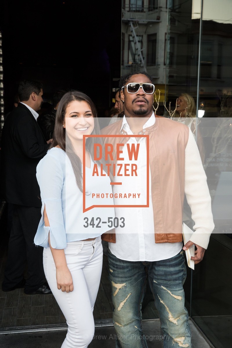Jacqueline Monetta, Marshawn Lynch, NFL CELEBRITY Bartending Event, US. US, . US, Photo #342-503 Jacqueline Monetta, Marshawn Lynch, Photo #342-503