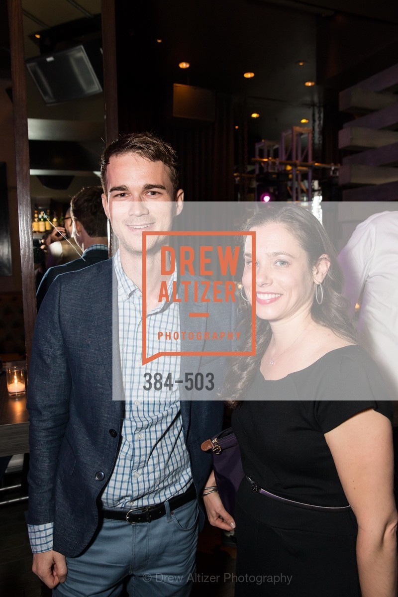 Michael Sharkey, Christina Corso, NFL CELEBRITY Bartending Event, US. US, April 7th, 2014