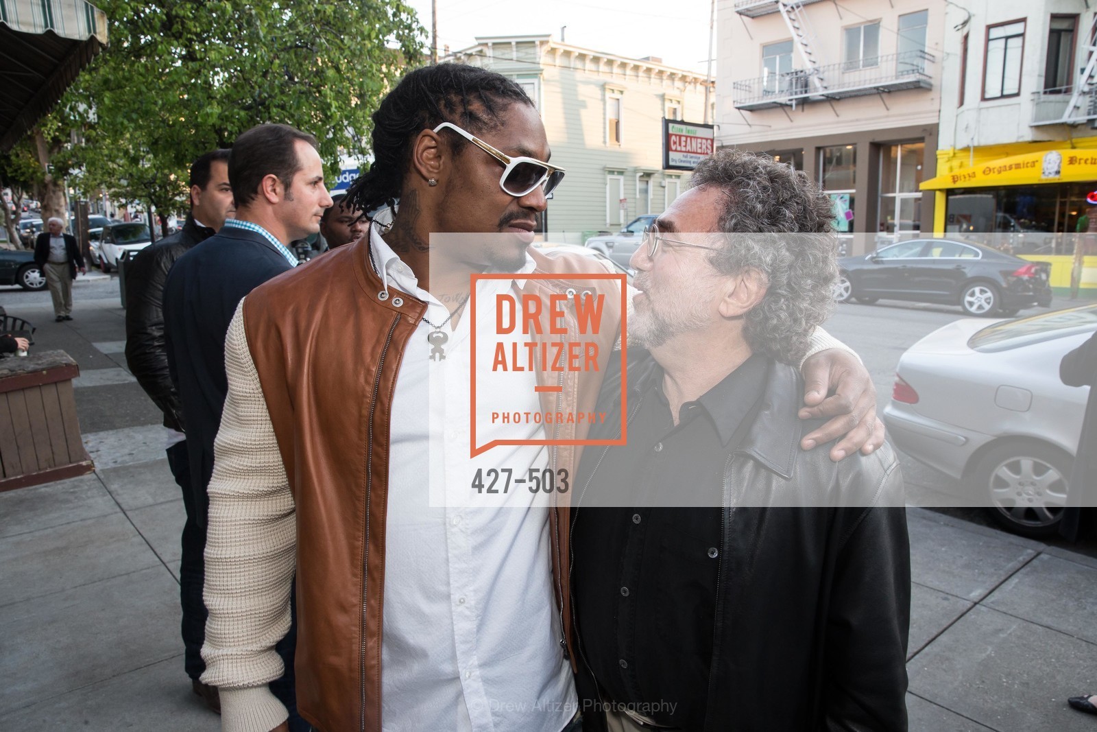 Marshawn Lynch, Gerry Schwartzbach, NFL CELEBRITY Bartending Event, US. US, April 7th, 2014,Drew Altizer, Drew Altizer Photography, full-service agency, private events, San Francisco photographer, photographer california