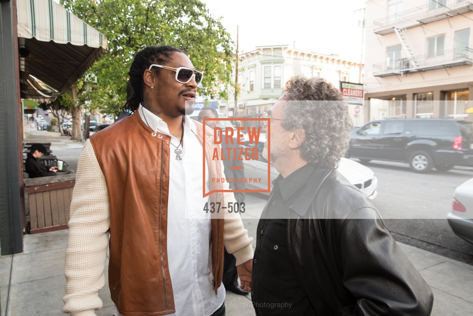 Marshawn Lynch, Gerry Schwartzbach, NFL CELEBRITY Bartending Event, US. US, April 7th, 2014,Drew Altizer, Drew Altizer Photography, full-service event agency, private events, San Francisco photographer, photographer California